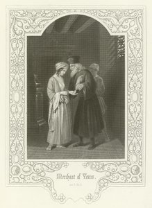Merchant of Venice, Act II, Scene V by Joseph Kenny Meadows